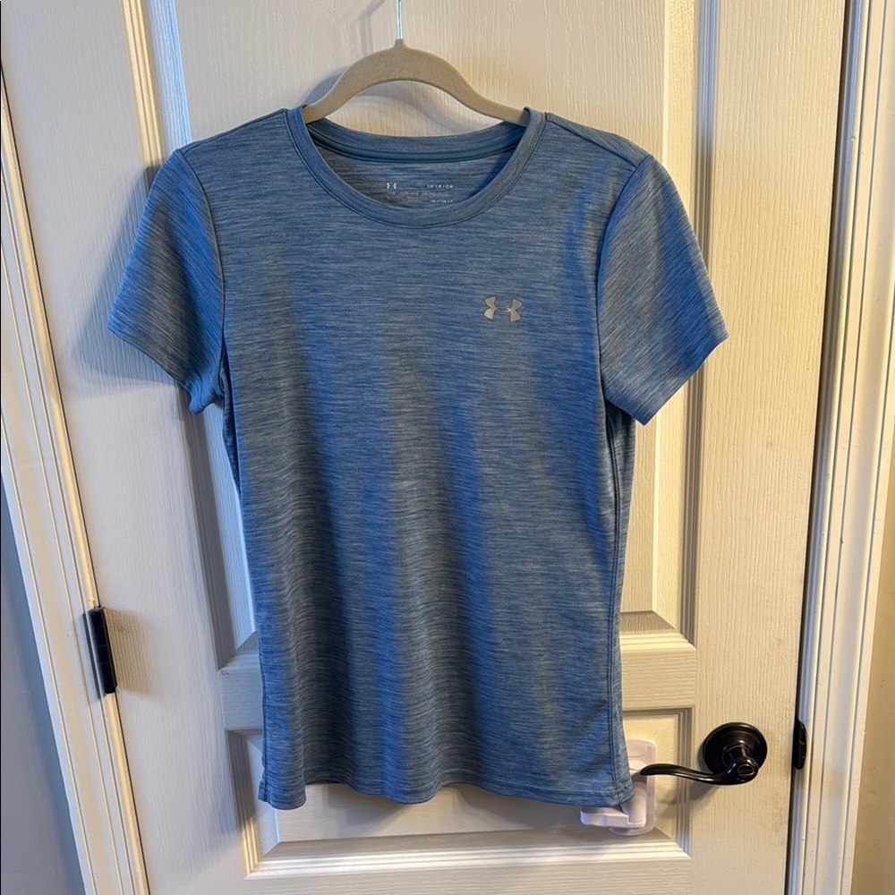 Under Armour Heathered Blue Tee